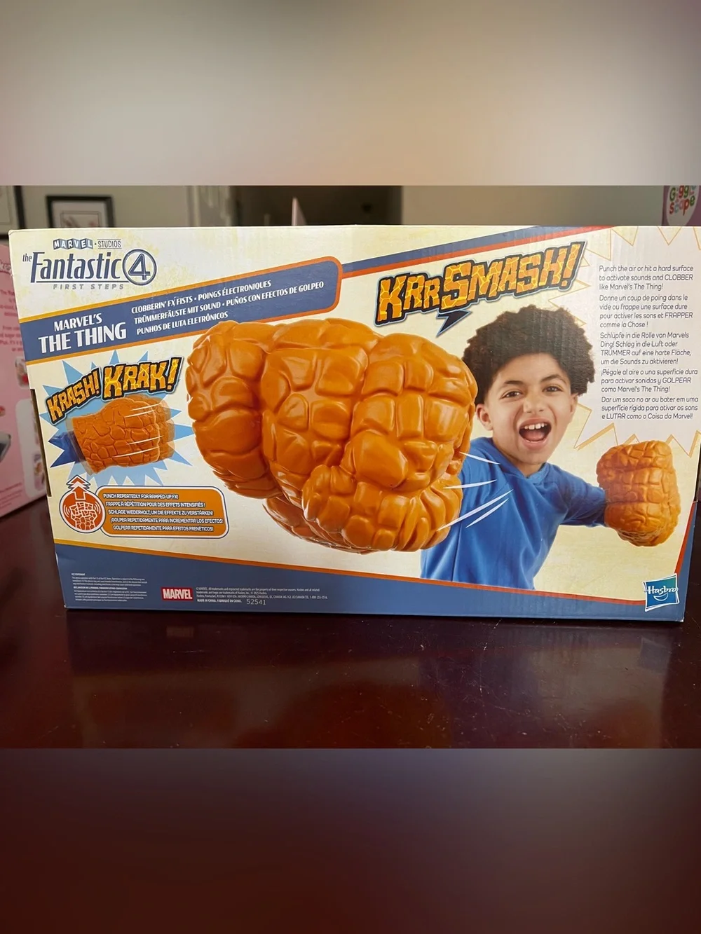 Hasbro Marvel The Thing Smash Fists - Bright Orange Playset